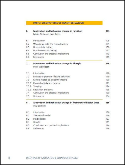Essentials of Motivation and Behaviour Change