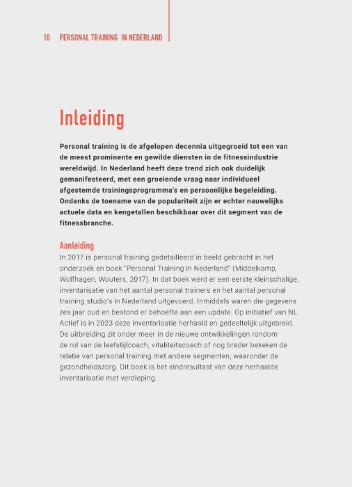Personal Training in Nederland, een update