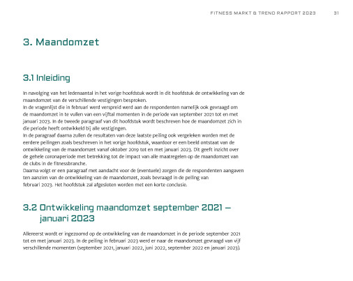 Fitness Markt & Trend Rapport 2023