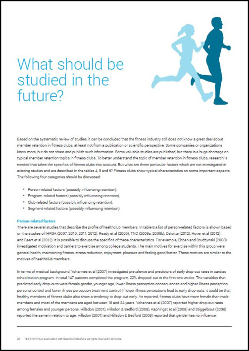 EuropeActive Retention Report 2013: A comprehensive understanding of member retention in fitness clubs