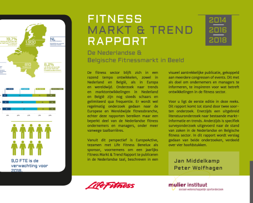 Fitness Markt en Trend Rapport 2014 - 2016 - 2018