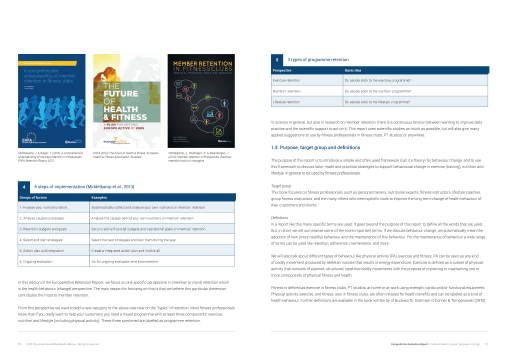 EuropeActive Retention Report 2014: Practical strategies to support behaviour change E-BOOK