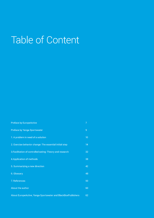 EuropeActive Retention Report 2017: Empowering Weight Loss through the Psychosocial Benefits of Exercise