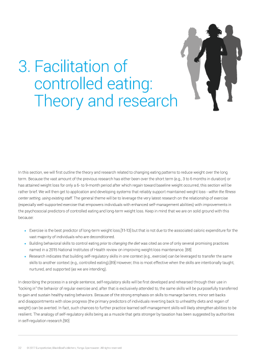 EuropeActive Retention Report 2017: Empowering Weight Loss through the Psychosocial Benefits of Exercise