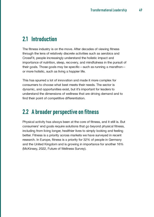 EBOOK - Transformational leadership in the fitness & physical activity sector