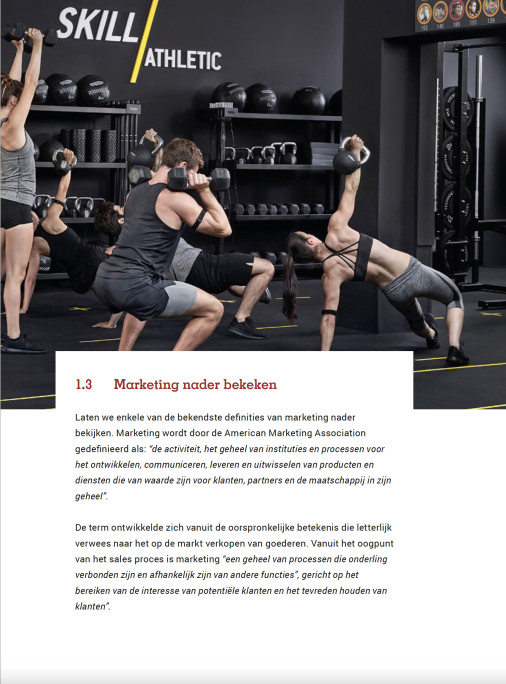 Marketing en sales in de fitnessbranche